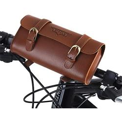 Ruiqas Bicycle Storage Bag, Bicycle Cycling Front Frame Tube Handlebar Bag Pouch Bicycle Mobile Phone Holder Storage Bag