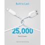 iPhone Charger, Anker Powerline III Lightning Cable 6 Foot iPhone Charger Cord MFi Certified for iPhone 11 Pro Max, 11 Pro, X, Xs, Xr, Xs Max, 8, 7, 6 and More, Ultra Durable (White, Upgraded) iPhone Charger, Anker Powerline III Lightning Cable 6 Foot iPhone Charger Cord MFi Certified for iPhone 11 Pro Max, 11 Pro, X, Xs, Xr, Xs Max, 8, 7, 6 and More, Ultra Durable (White, Upgraded)