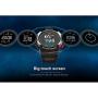 F6 Bluetooth Smart Watch IP68 Waterproof Sport Tracker Watch Outdoor Style Touchscreen with Pedometer, Message Push, Sleep Monitor, Heart Rate, Alarm Clock and Stopwatch (Silver + Black)