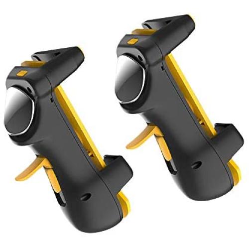Docooler Mobile Phone Tablet Controller Gaming Gamepad Frequency Conversion Tablet Trigger Six Fingers Game Joystick