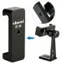 Ulanzi ST-04 Aluminum Smartphone Tripod Mount Adapter Vertical Video Bracket Cell Phone Clip 360 Degree Smartphone Video Tripod Clamp for iPhone Xs Xs Max XR 8 Android Instagram IGTV Livestreaming