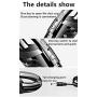 DJW car Vacuum Cleaner, Wireless car Dry and Wet Vacuum Cleaner Home Handheld Vacuum Cleaner