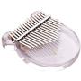 Kalimba 17-Key Thumb Piano Transparent Acrylic Material with Carry Bag