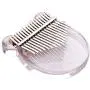 Kalimba 17-Key Thumb Piano Transparent Acrylic Material with Carry Bag