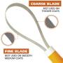 Wahl Double-sided Shedding Blade for pet dog or cat hair or fur by The Brand Used By Professionals.  #858408,Orange/White