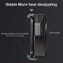 Anonyme Mobile Phone Radiator Portable Gaming Cooler Wireless Phone Handle Mini Controller with Cooling Fan for PUBG Mobile Black