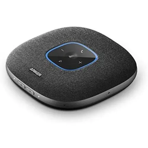 Anker PowerConf S3 Bluetooth Speakerphone with 6 Mics, Enhanced Voice Pickup, 24H Call Time, App Control, Bluetooth 5, USB C, Conference Speaker Compatible with Leading Platforms, Home Office
