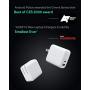 USB C Charger AUKEY Omnia 65W Fast Charger (Dual Port USB C PD 3.0 Plus USB A) with GaNFast Technology and Dynamic Detect PD Charger Wall Charger for MacBook Pro Air, iPad Pro, iPhone SE, ASUS, HP, LG