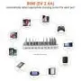 iPad Charging Station 96W 10-Port Alxum USB Charging Station Multiple Device USB Charger with Smart IC Tech, Organizer Stand for iPhone X, Xs Max,8,7,6, Samsung Google Nexus LG, Tablets, White iPad Charging Station 96W 10-Port Alxum USB Charging Station Multiple Device USB Charger with Smart IC Tech, Organizer Stand for iPhone X, Xs Max,8,7,6, Samsung Google Nexus LG, Tablets, White