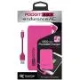 Tzumi PocketJuice Endurance AC - Battery Pack Portable Charger - 4,000 mAh High-Speed USB Port with Built in MicroUSB Cable - Compatible with iPhone & Android (Pink) Tzumi PocketJuice Endurance AC - Battery Pack Portable Charger - 4,000 mAh High-Speed USB Port with Built in MicroUSB Cable - Compatible with iPhone & Android (Pink)