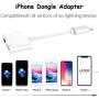[Apple MFi Certified] for iPhone Headphones Adapter, Lightning to 3.5mm Headphone Jack Adapter Dual Ports Dongle Charge Jack AUX Audio 3.5mm for iPhone 11/11 Pro/X/XS/XR/8/7, Support All iOS System