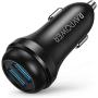 USB Car Charger RAVPower 36W Qc 3.0 Car Quick Charger Dual USB Ports Car Adapter for Galaxy S10+ S9+ S8+ Note 10+ Note 9+ Note 8, iPhone 11 Pro Max X XR XS Max and More