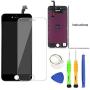 Compatible with iPhone 6 Replacement Screen Black - Compatible with iPhone 6 LCD Screen Digitizer Touch Display Frame Assembly Kit with Repair Tools + Glass Screen Protector, iPhone 6 4.7 Inch Only