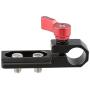 CAMVATE 15mm Single Rod Clamp with NATO Rail(Red)