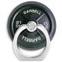 Velvet Caviar Cell Phone Ring Holder - Finger Ring & Stand - Improves Phone Grip Compatible with iPhone, Galaxy and Most Cases (Except Silicone/Leather) - Barbell