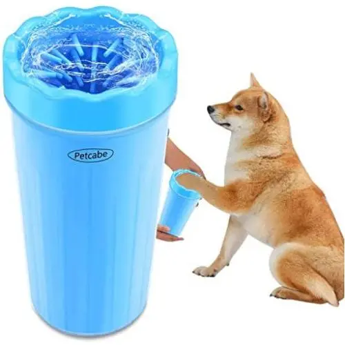 Petcabe Portable Dog Paw Cleaner Pet Cleaning Brush Cup Dog Foot Cleaner Petcabe Portable Dog Paw Cleaner Pet Cleaning Brush Cup Dog Foot Cleaner