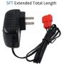 6V Kids Ride On Car Charger, 6 Volt Battery Charger for BMX X6 Kid TRAX Disney GMC Dinsney Wal-Mart Kid TRAX Moto ATV Quad Disney Ride On Car Red Square Plug