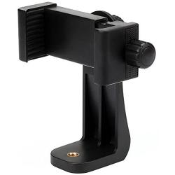 Vastar Universal Smartphone Tripod Adapter Cell Phone Holder Mount Adapter, Fits iPhone, Samsung, and all Phones, Rotates Vertical and Horizontal, Adjustable Clamp