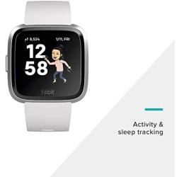 Fitbit Versa Lite Edition Smart Watch, One Size (S and L Bands Included)