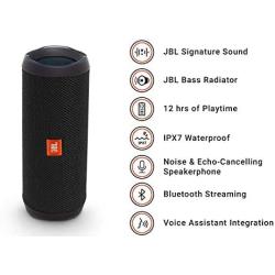 JBL FLIP 4 - Waterproof Portable Bluetooth Speaker - Black