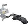 NICEYRIG Shoulder Pad with Rail Raiser /15mm Rods for Shoulder Rig System Video Camera DSLR Camcorders