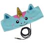 CozyPhones Kids Headphones for Girls Volume Limited with Thin Speakers & Super Soft Stretchy Headband - Perfect Toddlers & Children’s Earphones for Home, School & Travel - Mystic Unicorn