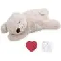 Dog Soft Plush Toy Pet Heart Beat Plush Bear Toy with Warmer Bag Puppy Anxiety Relief Toy for Puppy Dogs