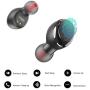 TOZO T6 True Wireless Earbuds Bluetooth Headphones Touch Control with Wireless Charging Case IPX8 Waterproof TWS Stereo Earphones in-Ear Built-in Mic Headset Premium Deep Bass for Sport Black