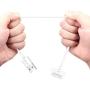 iPhone 4s Cable, 30-Pin USB Sync and Charging Data Cable for iPhone 4/4S/3G/3GS, iPad 1/2/3, and iPod (5/1.5 Meter) - Pack of 2