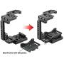 SMALLRIG Quick Release Half Cage for Sony A7R III/A7 III/A7 II/A7R II/A7S II, QR Plate for Manfrotto 501PL System - 2098