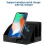 EasyAcc Fast Wireless Charger Desk Organizer USB Charging Station, Multi-Device iPhone iPad Tablet Charging Station Dock Stand, Induction Charger for iPhone 11 Pro X XS MAX XR 8, Samsung S10 S10e S9