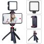 ULANZI Smartphone Video Kit, Phone Tripod + LED Video Light + Phone Clip, Universal Phone Filmmaking Setup YouTube Equipment for iPhone 11 Pro Max XS 8 Samsung Google OnePlus