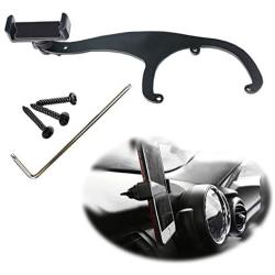 Miniclue Behind Tachometer Bolt-On Smartphone Cell Phone Cup Mount GPS Holder with Cradle Rotatable Clip for Mini Cooper R60 Countryman or R61 Paceman,1 Pack