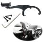 Miniclue Behind Tachometer Bolt-On Smartphone Cell Phone Cup Mount GPS Holder with Cradle Rotatable Clip for Mini Cooper R60 Countryman or R61 Paceman,1 Pack