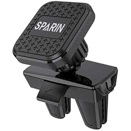 Phone Car Holder, SPARIN Universal Magnetic Car Phone Holder Mount for iPhone 11/11 Pro / 11 Pro Max/XS/X/SE 2, Samsung Galaxy S20 / S20 Plus/Note 10 and More, 360° Rotation