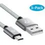 Rankie Micro USB Cable High Speed Data and Charging, Nylon Braided Charger Cord, 3-Pack, 3 Feet Rankie Micro USB Cable High Speed Data and Charging, Nylon Braided Charger Cord, 3-Pack, 3 Feet
