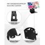 Adjustable Cell Phone Stand,Skejer Stand,2020 Update,Phone Holder,Table Stand,Dock,Aluminum Desktop Stand Compatible with iPhone Galaxy Edge All Smart Phone and Tablets Under 10 inches-Black