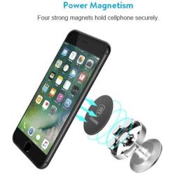 Baseus Magnetic Phone Holder, Car Phone Mount, Car Cell Phone Holder for Car Dashboard, Compatible with iPhone X / 8/8 Plus / 7/7 Plus, Samsung S9 / S8 / S7/ S6 and More