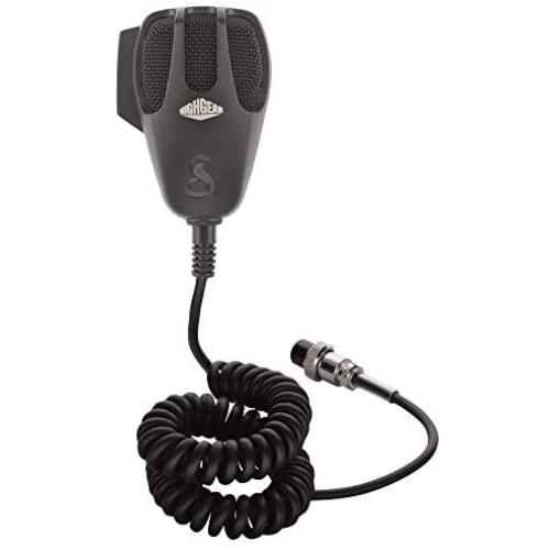 Cobra HG M73 Premium Dynamic Replacement CB Microphone (Black) – 4 Pin Connector, 9 Foot Cord, Heavy Duty ABS Shell, Wire Mesh Grille, Left Side Push To Talk, Chrome Connector