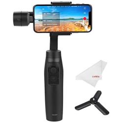 Moza Mini-MI 3-Axis Smartphone Gimbal Stabilizer, Wireless Phone Charging, Max Load 10.6 oz, Multiple Subjects Detection, Inception Mode, Timelapse Slow Motion