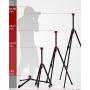 IFOOTAGE 65" Carbon Fiber Video Tripod, Professional Camera Tripods 3 Sections with Centre Pole,Max Load 17.6 lbs, Compatible with Canon, Nikon, Sony DSLR Camcorder Video Photography