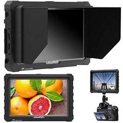 LILLIPUT A7S 7" 1920x1200 IPS Screen Camera Field Monitor 4K HDMI Input Output Video for DSLR Mirrorless Camera Sony A7S II A6500 Panasonic GH5 Canon 5D Mark IV DJI Ronin M Black case Exclusively