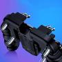SOONHUA Mobile Game Controller 6 Finger Fire Trigger Gamepad Joystick with Cooling Fan