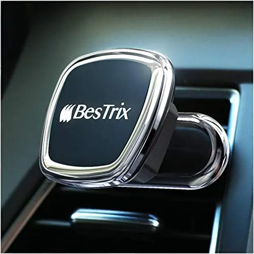BESTRIX Magnetic Phone Car Holder for Air Vent | Universal Magnetic Car Phone Holder Mount Compatible with iPhone 11 11Pro Xr Xs XS MAX X 8 8Plus 7 Galaxy Note S7 8 9 10 & All Smartphones up to 6.5" BESTRIX Magnetic Phone Car Holder for Air Vent | Universal Magnetic Car Phone Holder Mount Compatible with iPhone 11 11Pro Xr Xs XS MAX X 8 8Plus 7 Galaxy Note S7 8 9 10 & All Smartphones up to 6.5"