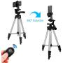Phone Tripod Mount for iPhone with Remote 360° Rotation Smartphone Holder Phone Adapter Clip Compatible with iPhone 11 Pro Xs Max XR X 8 7 6 6s Plus Samsung Nexus