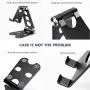 Phone Stand Holder,Full Foldable Phone Holder for Desk,Cell Phone Stand Adjustable Desktop Phone Holder Cradle Compatible with iPhone 11 Pro Max,iPad Mini,Tablets (7-10"), All Phones (Black) Phone Stand Holder,Full Foldable Phone Holder for Desk,Cell Phone Stand Adjustable Desktop Phone Holder Cradle Compatible with iPhone 11 Pro Max,iPad Mini,Tablets (7-10"), All Phones (Black)