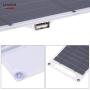Lixada Solar Panel Charger USB Port Portable High Power Paper Shaped Monocrystalline Silicon for Cell Phone Camping