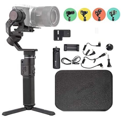 FeiyuTech G6 Max 3-Axis Handheld Gimbal Stabilizer for Mirrorless Camera Sony A6400 Series, RX100 Series, GoPro 8/7/6/5 Action Camera,Smart Phone iPhone 11 XS 8 7