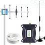 AT&T Cell Phone Signal Booster 4G LTE Band 12/17 US Cellular T-Mobile 700Mhz FDD ATT Cell Signal Booster Amplifier AT&T Cell Phone Booster Repeater for Home ATT Mobile Signal Booster with Antennas kit