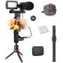 Movo Smartphone Video Rig Kit V7+ with Tripod, Grip Rig, Pro Stereo Microphone, LED Light and Remote - YouTube Equipment for iPhone 5, 5C, 5S, 6, 6S, 7, 8, X, XS, XS Max, 11, 11 Pro, Samsung Galaxy Movo Smartphone Video Rig Kit V7+ with Tripod, Grip Rig, Pro Stereo Microphone, LED Light and Remote - YouTube Equipment for iPhone 5, 5C, 5S, 6, 6S, 7, 8, X, XS, XS Max, 11, 11 Pro, Samsung Galaxy